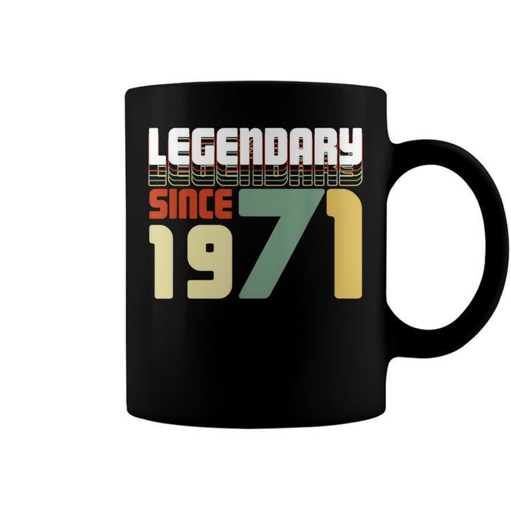 Legendary Since 1971 50Th Birthday Gift Fifty Anniversary  Coffee Mug
