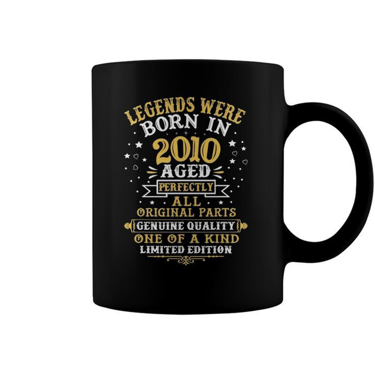 Legends Were Born In 2010 12 Years Old 12Th Birthday Gifts Coffee Mug