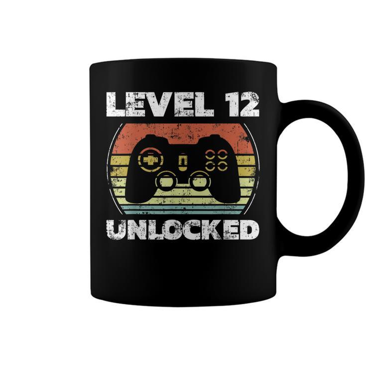 Level 12 Unlocked Funny Video Gamer 12Th Birthday  Coffee Mug
