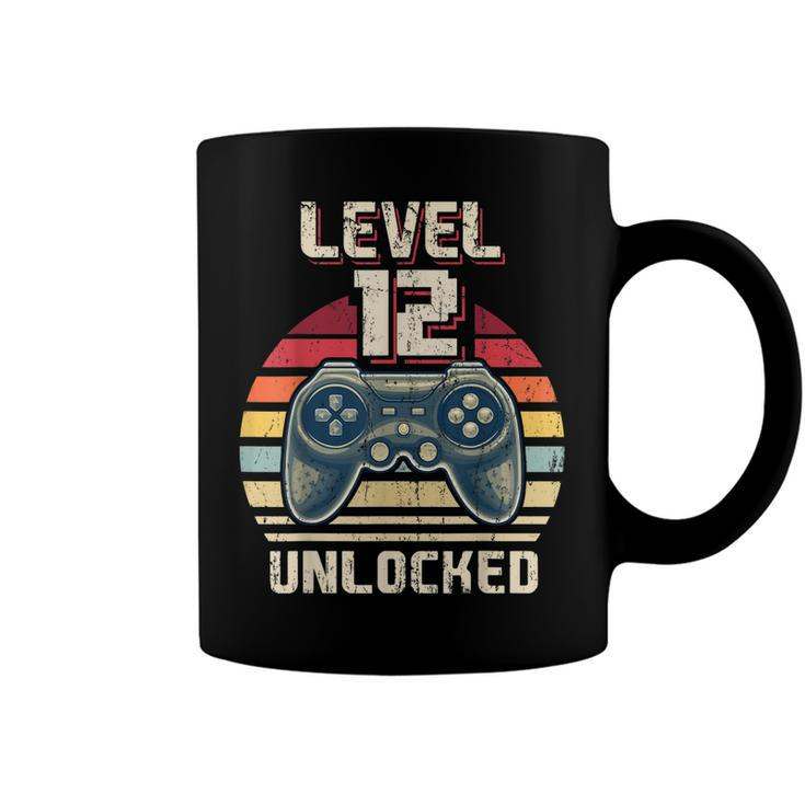 Level 12 Unlocked Video Game 12Th Birthday Gamer Boys  V5 Coffee Mug