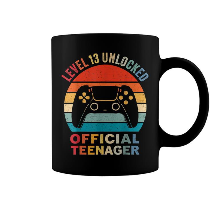 Level 13 Unlocked Official Nager 13Th Birthday Gamer  V2 Coffee Mug