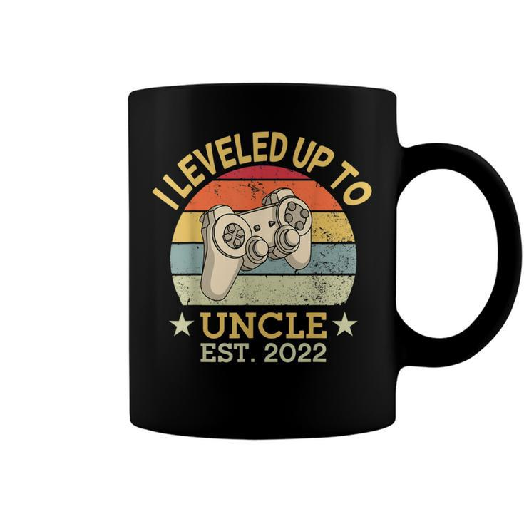Leveled Up To Uncle Est 2022 Promoted New Uncle Video Gamer  Coffee Mug