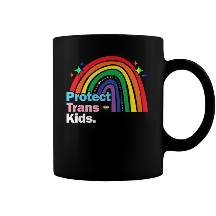 Lgbt Support Protect Trans Kid Pride Lgbt Rainbow Coffee Mug