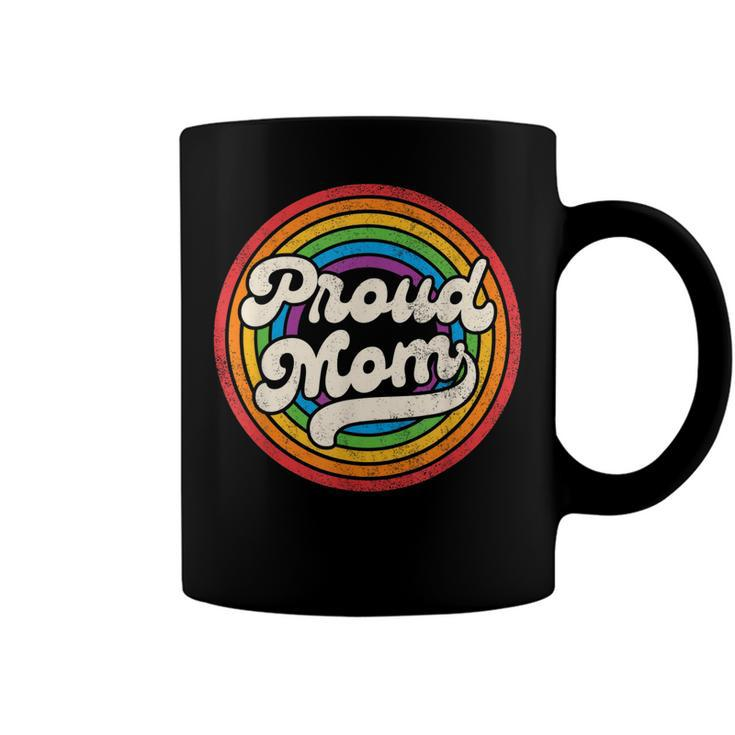 Lgbtq Proud Mom Gay Pride Lgbt Ally Rainbow Mothers Day  Coffee Mug