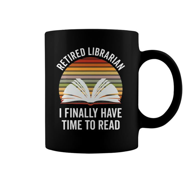 Librarian Retirement Funny Library Books Lovers Vintage Gift Coffee Mug