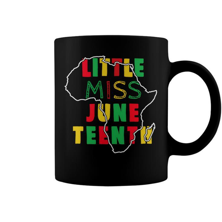Little Miss Juneteenth Tshirt Coffee Mug