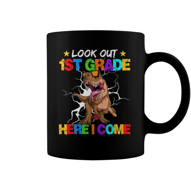 Look Out 1St Grade Here I Come Back To School Coffee Mug