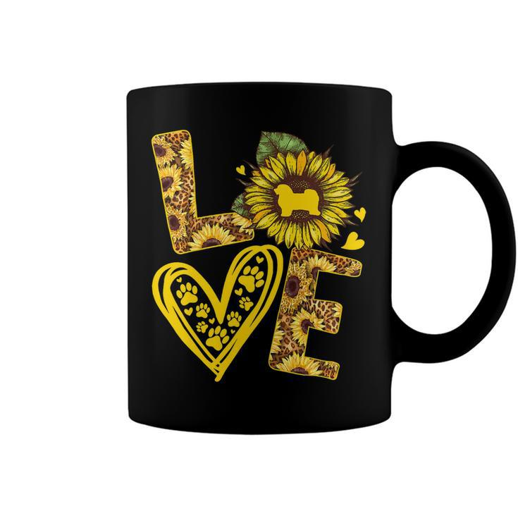 Love Havanese Sunflower Funny Dog Lover Coffee Mug