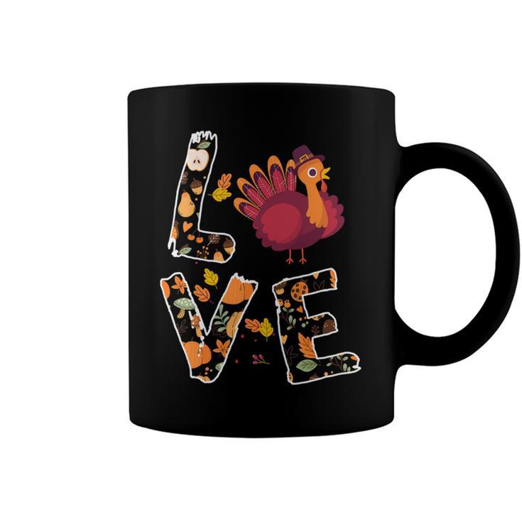 Love Turkey Thanksgiving Happy Fall 20 Shirt Coffee Mug