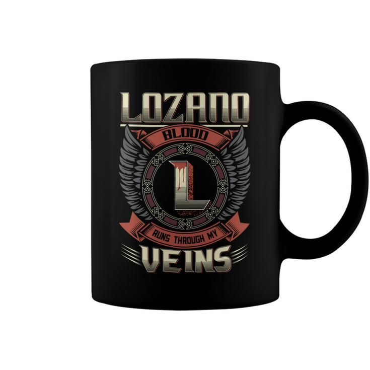 Lozano Blood  Run Through My Veins Name Coffee Mug