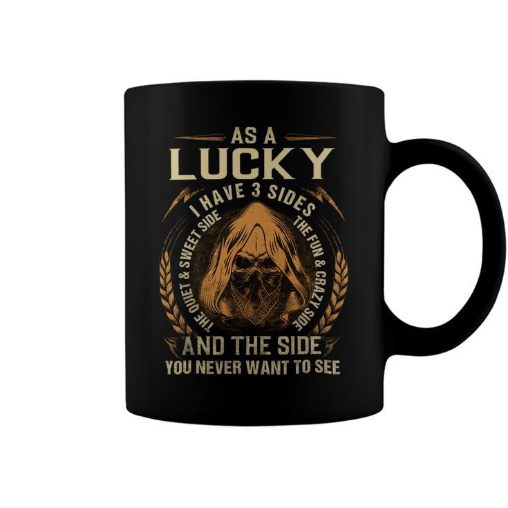 Lucky Name Shirt Lucky Family Name V2 Coffee Mug