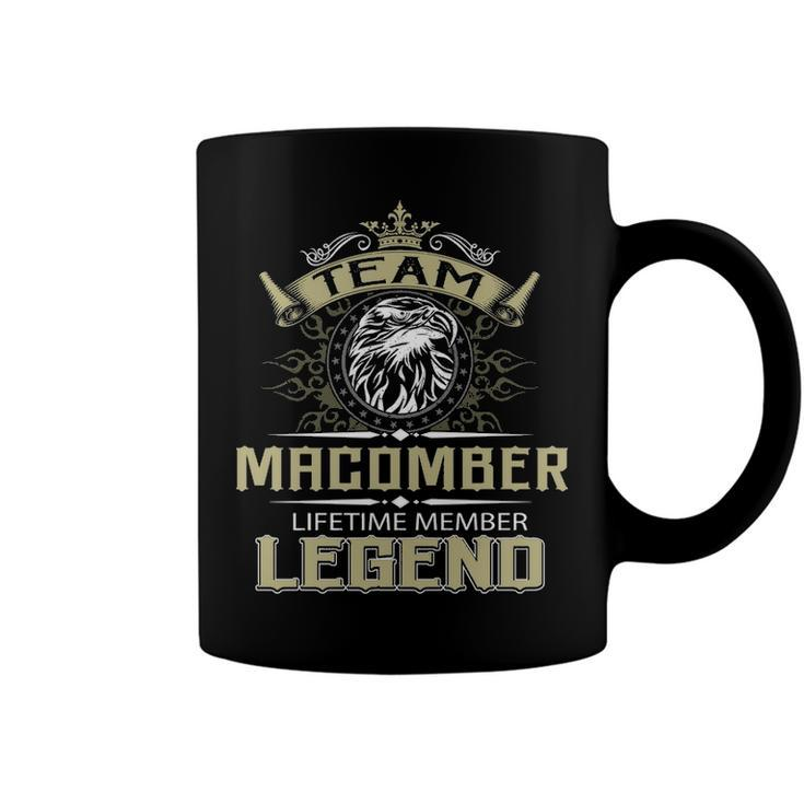Macomber Name Gift   Team Macomber Lifetime Member Legend Coffee Mug