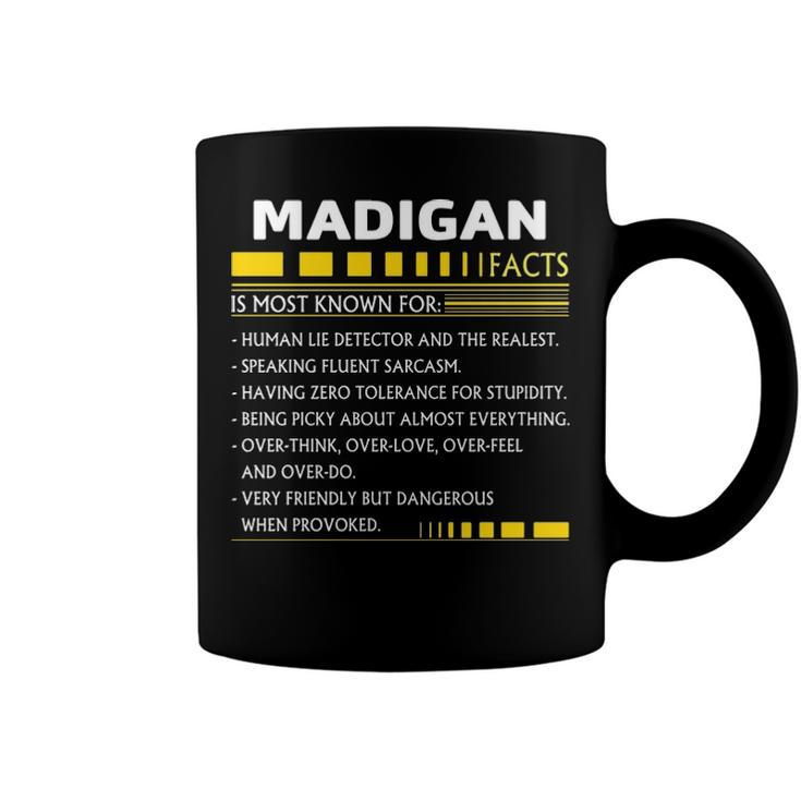 Madigan Name Gift   Madigan Facts Coffee Mug