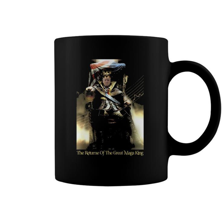 Maga King Trump The Tyranny Of King Washington The Return Of The Great Maga King Coffee Mug
