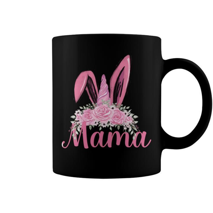 Mama Floral Leopard Bunny Easter Happy Easter Mothers Day Coffee Mug