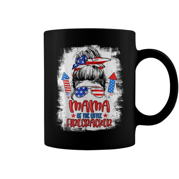 Mama Of The Little Firecracker 4Th Of July Birthday For Mom  Coffee Mug