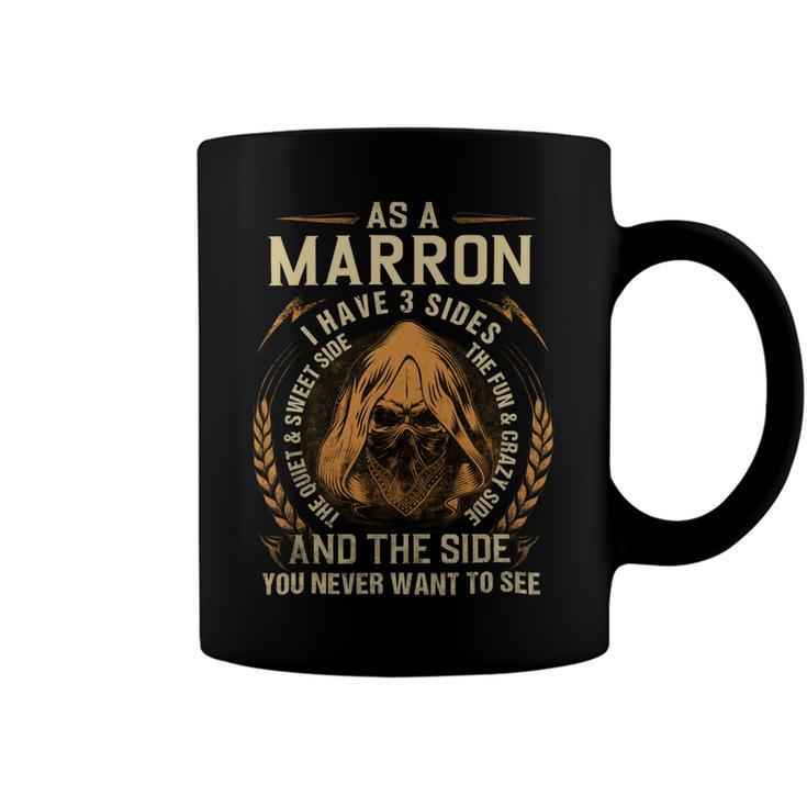 Marron Name Shirt Marron Family Name V6 Coffee Mug