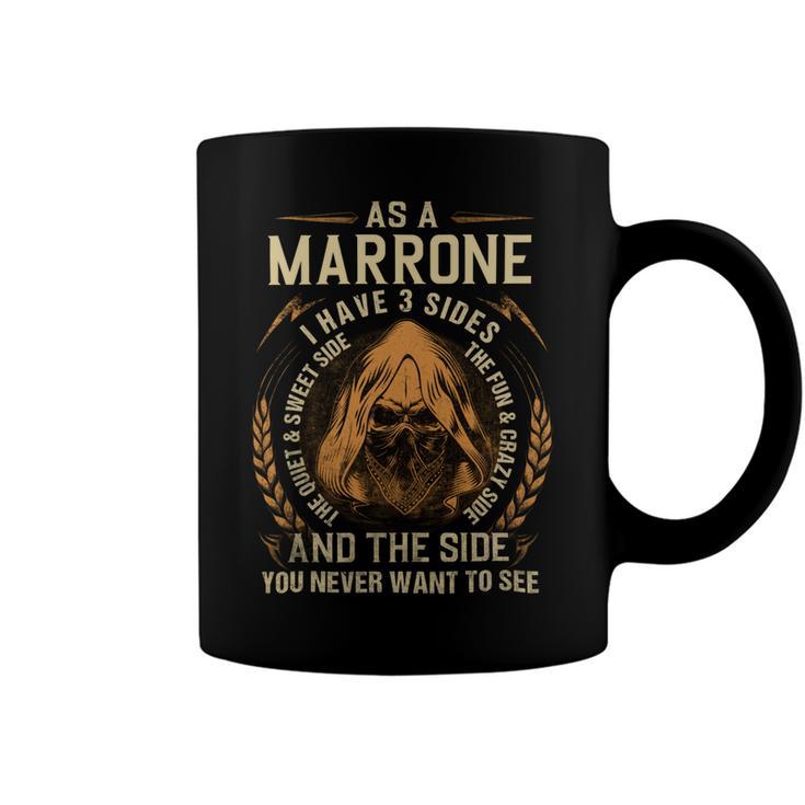 Marrone Name Shirt Marrone Family Name V2 Coffee Mug