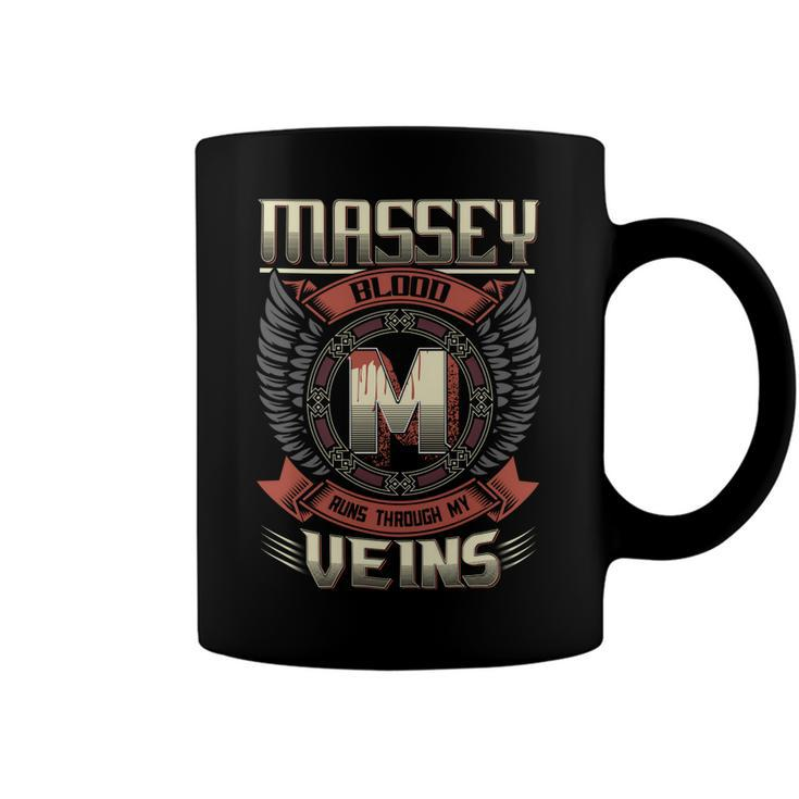 Massey Blood  Run Through My Veins Name Coffee Mug