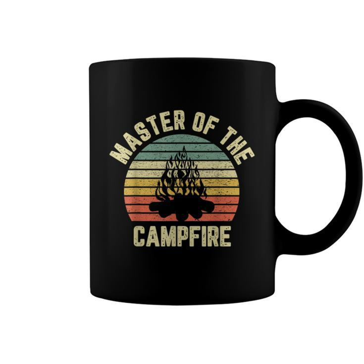 Master Of The Campfire Camping Vintage Camper  Coffee Mug