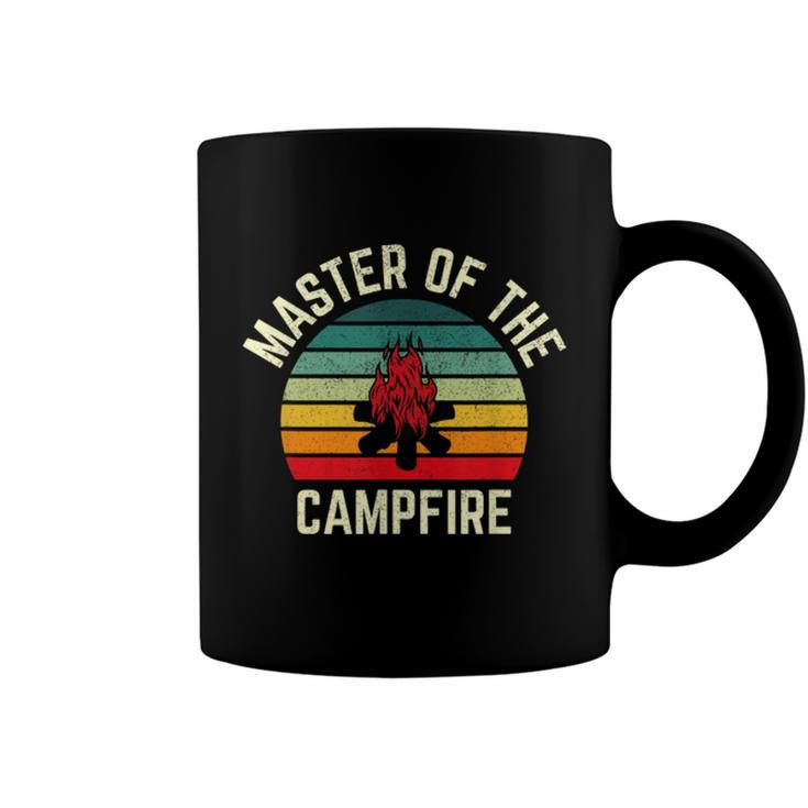 Master Of The Campfire Vintage Camping  Coffee Mug