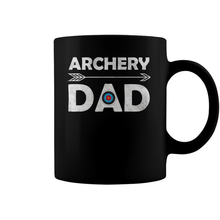 Matching Family Archery Dad Arrow Target Team Photo Gift Coffee Mug