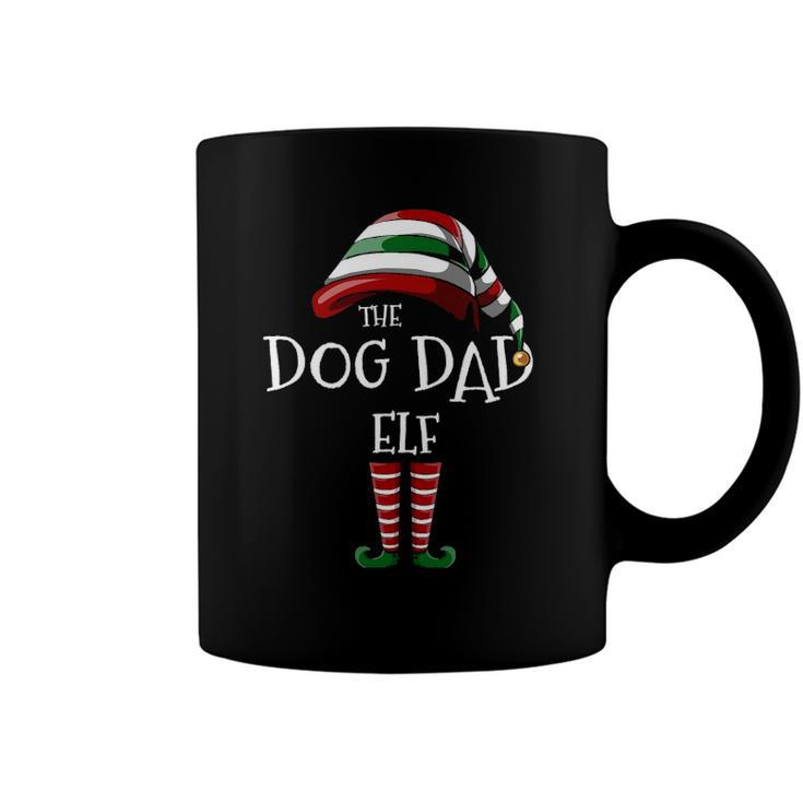 Matching Family Funny The Dog Dad Elf Christmas Group Coffee Mug