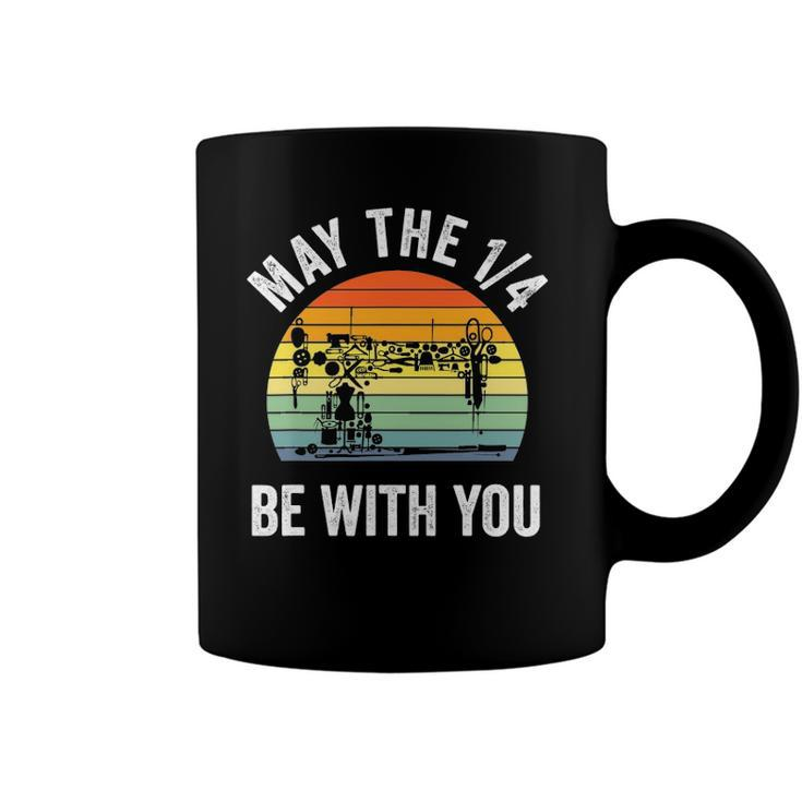 May The 14 Be With You Sewing Machine Quilting Vintage Coffee Mug