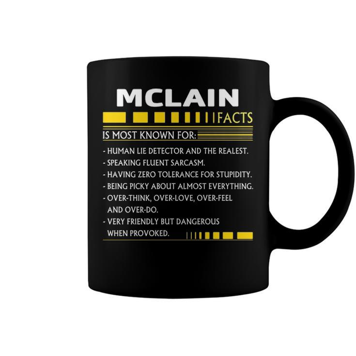 Mclain Name Gift   Mclain Facts Coffee Mug