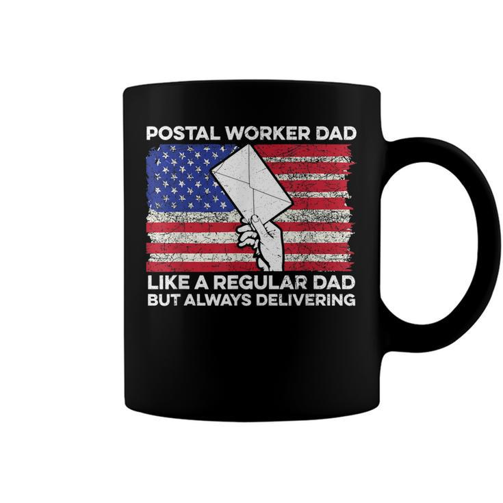 Mens 4Th Of July Design For A Patriotic Postal Worker Dad  Coffee Mug