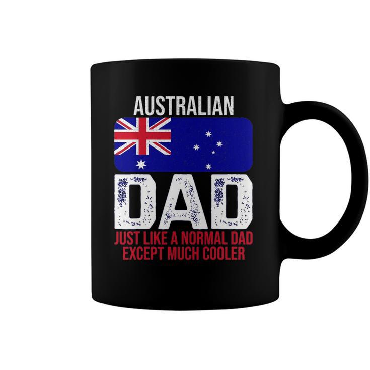 Mens Australian Dad Australia Flag Design For Fathers Day Coffee Mug