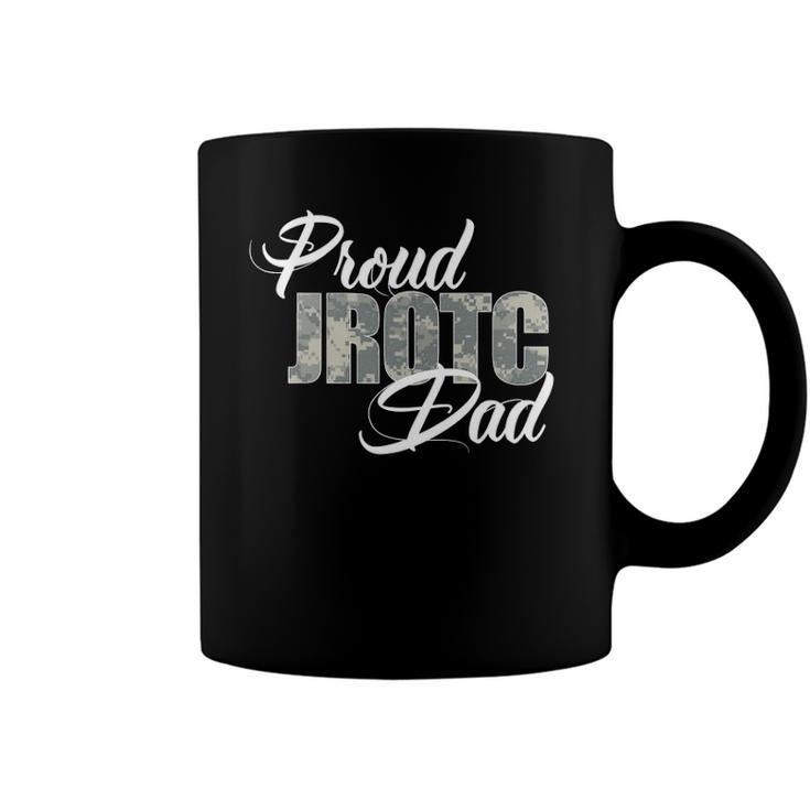 Mens Awesome Proud Jrotc Dad  For Dads Of Jrotc Cadets Coffee Mug