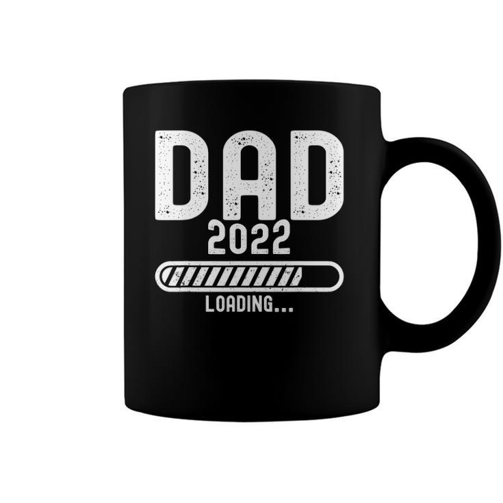 Mens Baby Announcement With Daddy 2022 Loading Coffee Mug