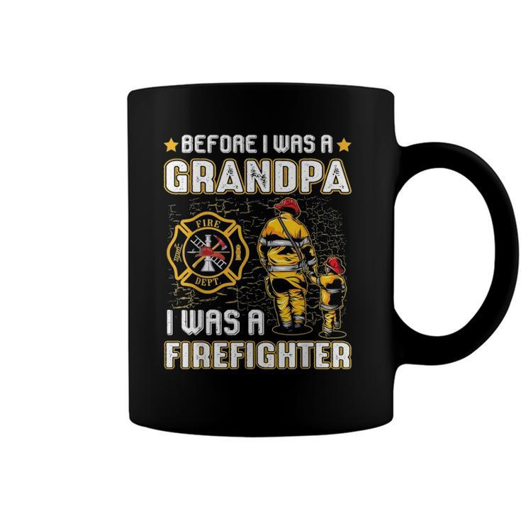 Mens Before I Was A Grandpa I Was A Firefightergifts Coffee Mug