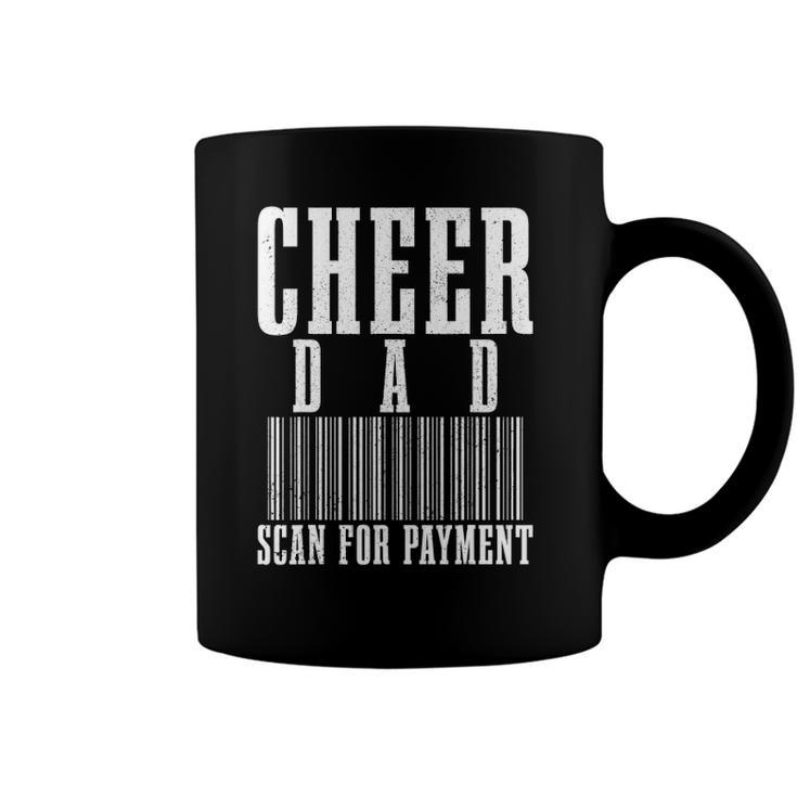 Mens Cheer Dad Scan For Payment Funny Barcode Fathers Day Coffee Mug