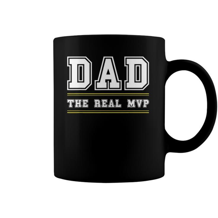 Mens Dad The Real Mvp Fathers Day Coffee Mug
