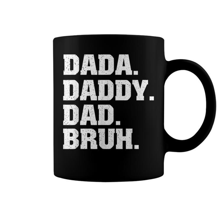 Mens Dada Daddy Dad Bruh From Son Boys Fathers Day  V3 Coffee Mug