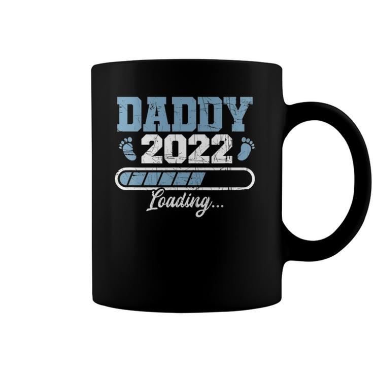 Mens Daddy 2022 Pregnancy Reveal First Time Dad Coffee Mug