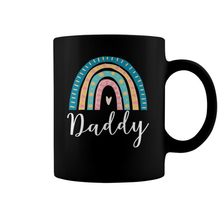 Mens Daddy Rainbow Gifts For Men Dad Family Matching Birthday Coffee Mug