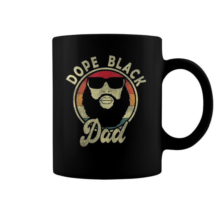 Mens Dope Black Dad - Black Fathers Matter Unapologetically Dope  Coffee Mug
