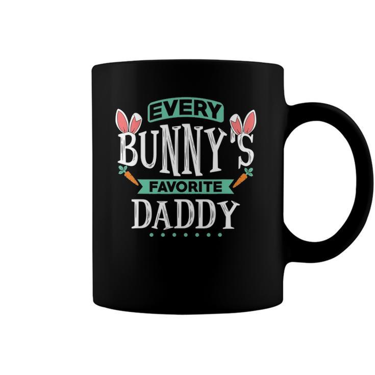 Mens Every Bunnys Favorite Daddy Tee Cute Easter Egg Gift Coffee Mug