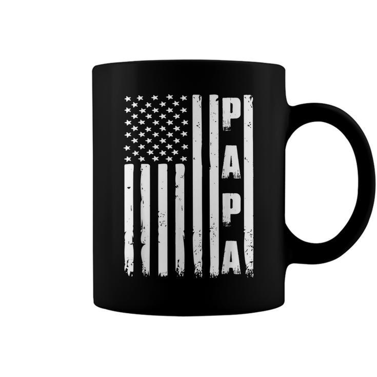 Mens Fathers Day  - Best Dad Ever Usa American Flag  Coffee Mug