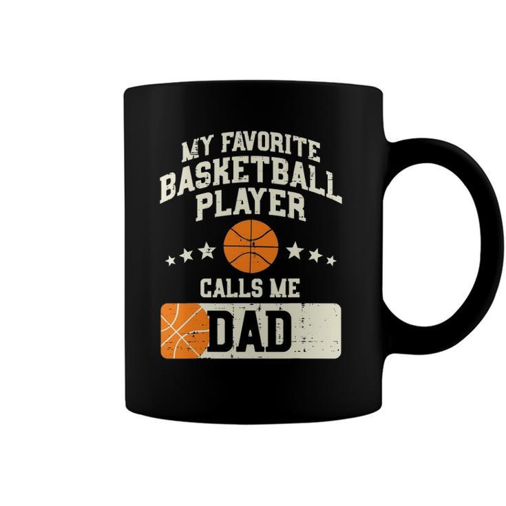 Mens Favorite Basketball Player Dad Family Baller Daddy Papa Men Coffee Mug