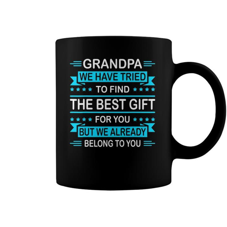 Mens Funny Fathers Day Gift For Grandpa From Daughter Son Wife Coffee Mug