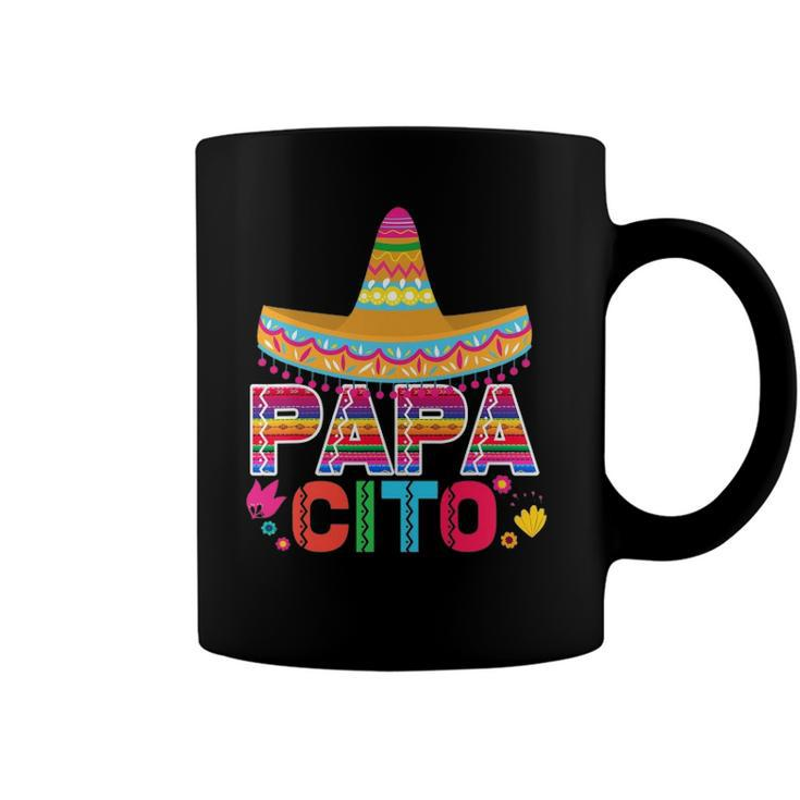Mens Funny Fathers Day Gift For Men Papacito Dad Coffee Mug