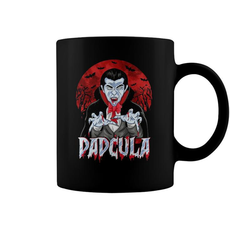 Mens Funny Halloween Dad Dracula Costume Dadcula Coffee Mug