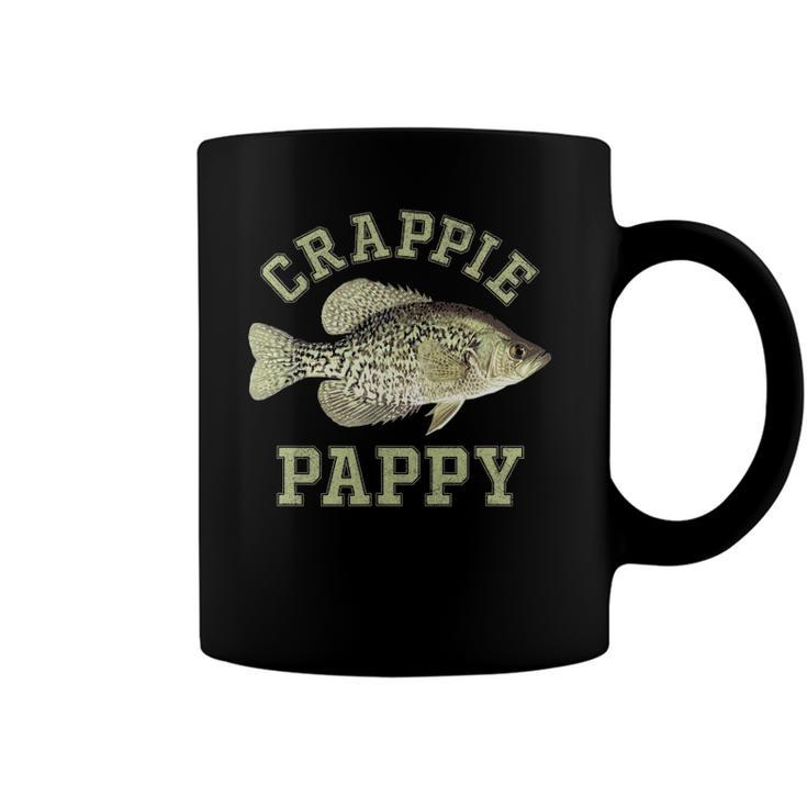 Mens Funny Ice Fishing Gift Crappie Pappy Coffee Mug