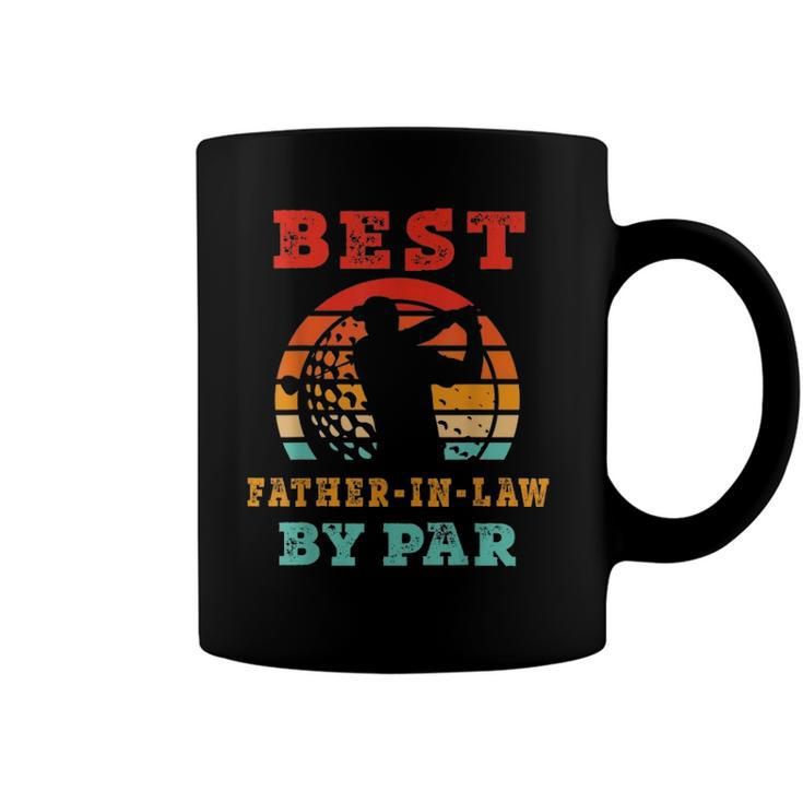 Mens Gift For Fathers Day Tee - Best Father-In-Law By Par Golfing Coffee Mug