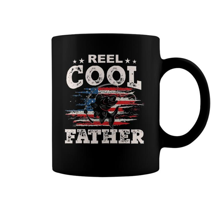 Mens Gift For Fathers Day Tee - Fishing Reel Cool Father Coffee Mug