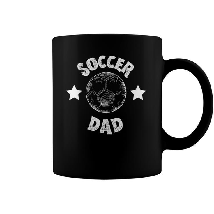 Mens Mens Soccer Dad Family Football Team Player Sport Father Coffee Mug
